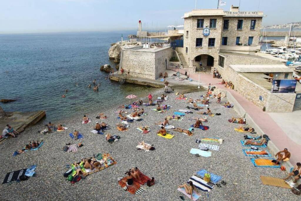 Апартаменты Charming And Modern Cave In The Heart Of The Port Ницца Экстерьер фото